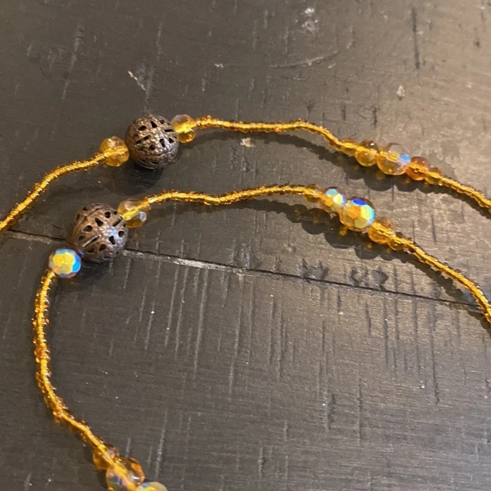 Sunglass Readers Glasses Necklace Beaded Beautiful Holder​​ - Picture 4 of 4